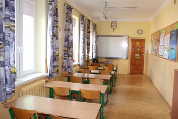 Szkoła w Gródku - Sala lekcyjna