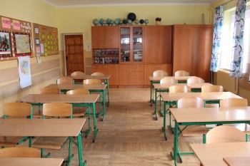 Szkoła w Gródku - Sala lekcyjna