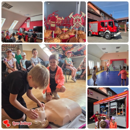 Wycieczka klasy II do Ochotniczej Straży Pożarnej w Ptaszkowej...