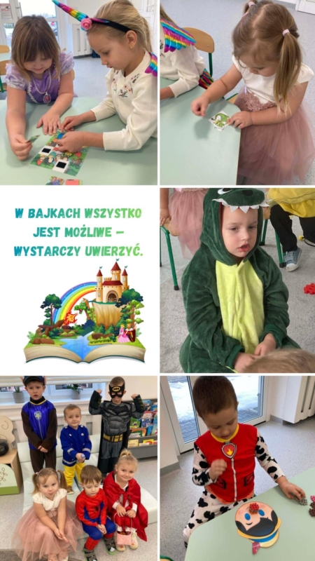 Dzień Postaci z Bajek w oddziale przedszkolnym...