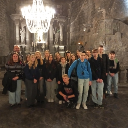 Wycieczka klasy 8 do Kopalni Soli w Wieliczce…