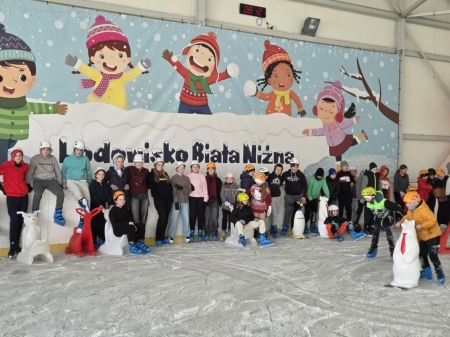 Ależ to była wyprawa! Lodowisko w Białej Niżnej podbiła nasza ekipa!