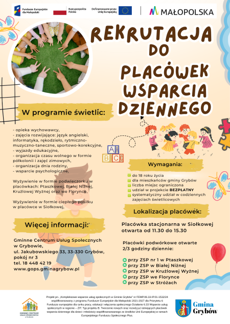III nabór do Placówek Wsparcia Dziennego ...