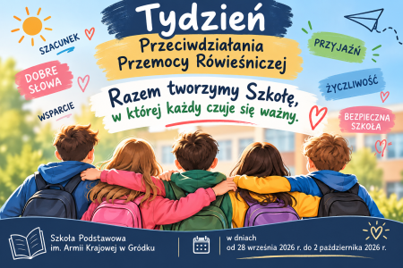 ❤️ Tydzień Przeciwdziałania Przemocy Rówieśniczej