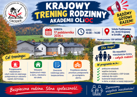 Zapraszamy na Krajowy Trening Rodzinny Akademii OLiOC!