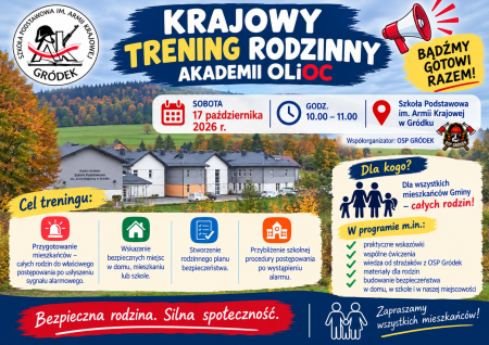 Zapraszamy na Krajowy Trening Rodzinny Akademii OLiOC!