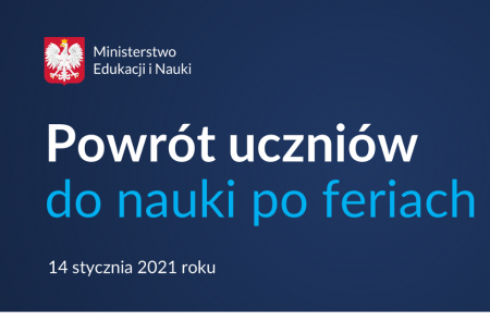 Organizacja pracy w Szkole od 18 stycznia 2021 r.